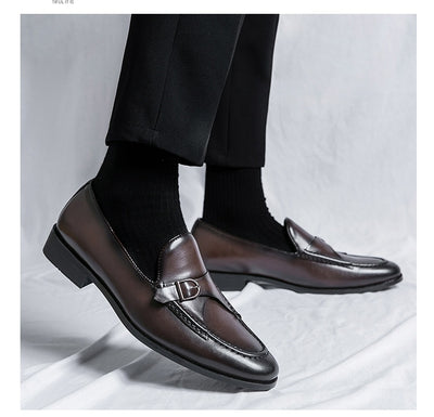 Zapatos de Cuero Premium con Cierre Fácil para Hombre - Image 23
