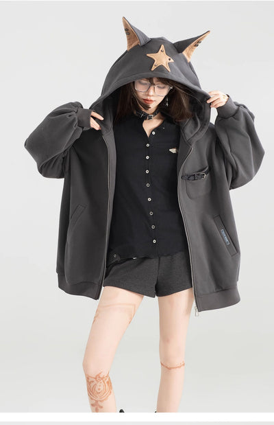 Sudadera con Capucha y Cierre de Felpa para Mujer - Image 12