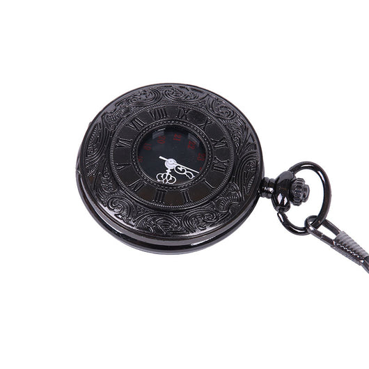 Reloj de Bolsillo Clásico con Grabado de Encaje Romano - Image 14