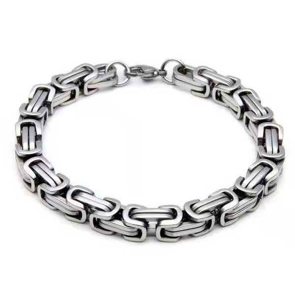 Pulsera de Cadena Dragón Imperial en Acero Inoxidable para Hombre - Resistente al Desvanecimiento