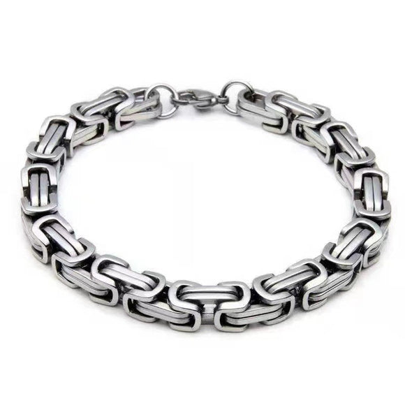 Pulsera de Cadena Dragón Imperial en Acero Inoxidable para Hombre - Resistente al Desvanecimiento