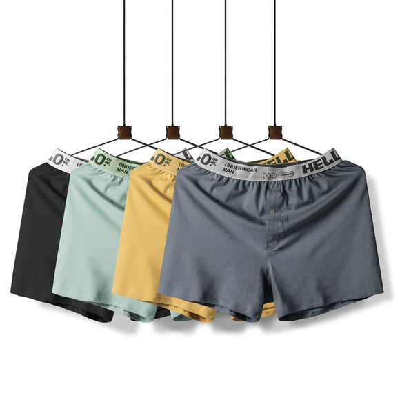 Pantalones Boxer Sueltos para Casa HELLO - Algodón Puro Hombre