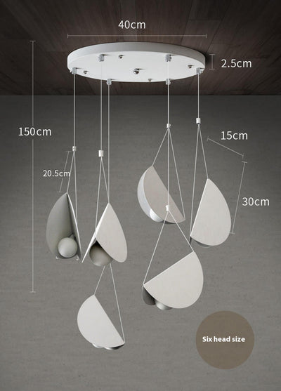 Lámpara Colgante Minimalista Plegable para Mesita de Noche - Image 10