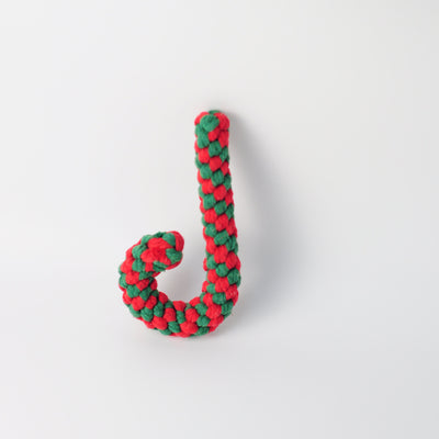 Juguete de Cuerda de Algodón para Perros - Bastón Navideño Limpiador de Dientes - Image 19