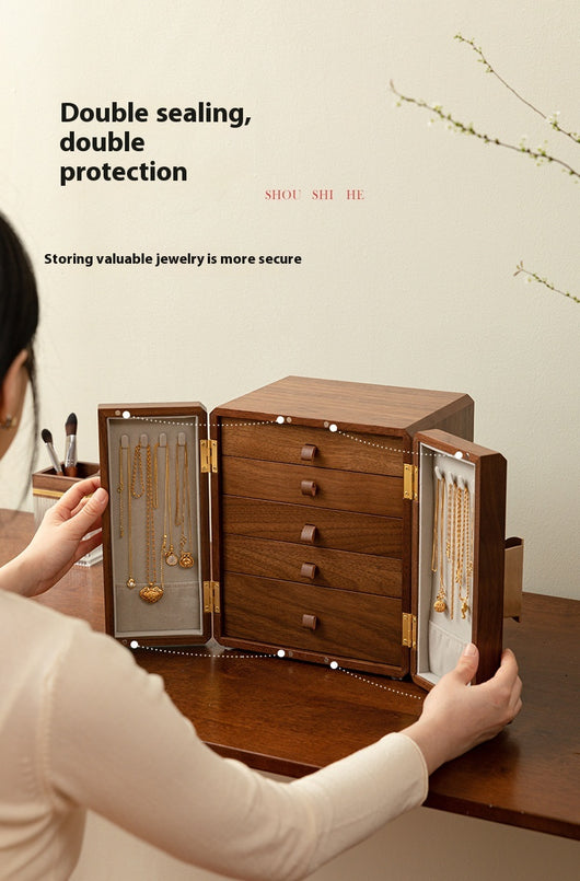 Caja de Joyería de Madera Estilo Chino - Organizador Elegante para Joyas - Image 21
