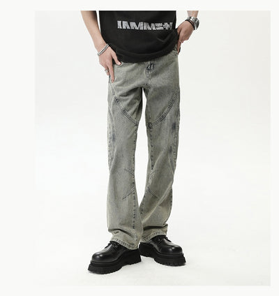 Jeans Rectos Holgados Resistentes para Hombre sin Elastano - Image 9