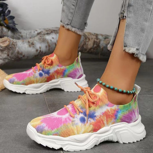 Zapatillas Deportivas Slip-On con Flores 3D - Tecnología Flyknit Ligera - Image 7