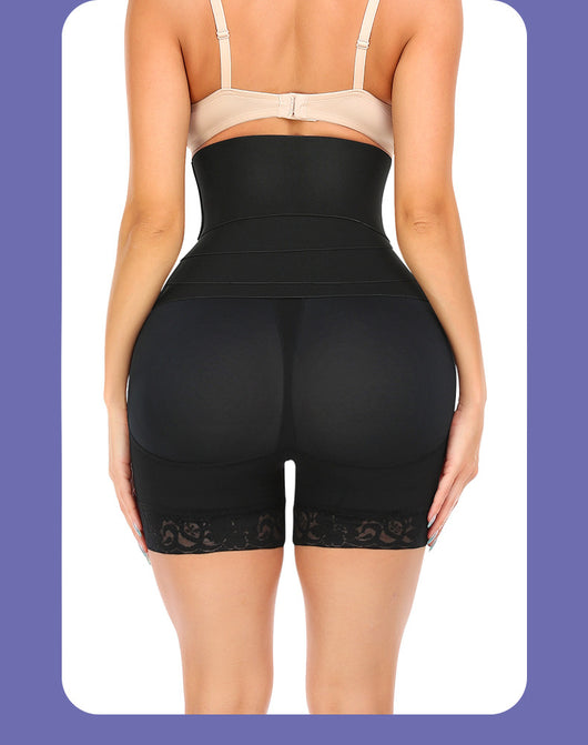 Pantalones de Compresión Abdominal con Cierre de Hebilla para Talla Grande - Image 46