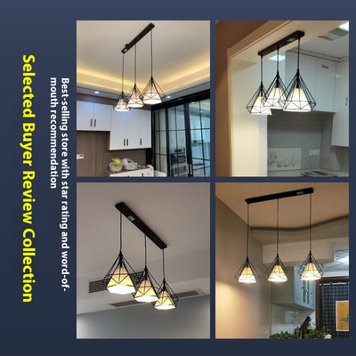 Lámpara Colgante de Tres Brazos para Comedor - Diseño Moderno - Image 2