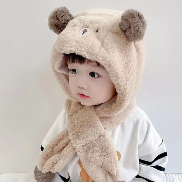 Gorro y Bufanda Térmica para Niñas con Forro de Polar