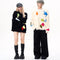 Cardigan de Contraste Dañado - Suéter Versátil Unisex
