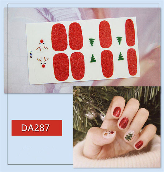 Láminas de Esmalte de Uñas Navideñas - Diseños Viral Red Net - Image 10