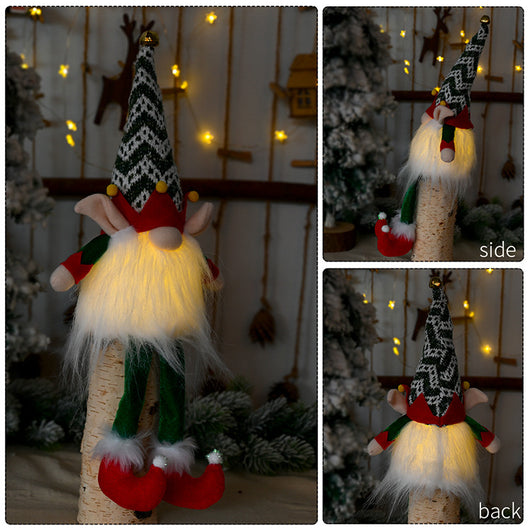 Muñeco Rudolph con Elfo Navideño y Luces LED - Image 3