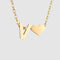 Collar Corazón Dorado para Mujer - Cadena Clavícula Elegante