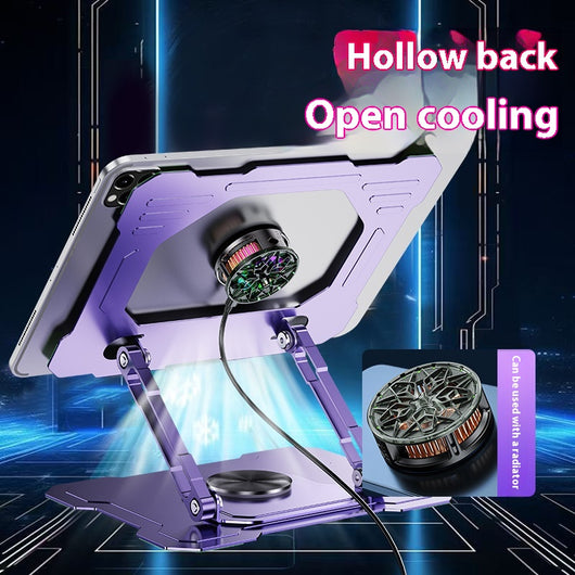 Soporte Giratorio Refrigerante para Notebook con Base Plegable - Image 4