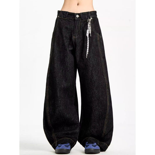 Pantalones Holgados Retro Estilo Sable con Patrón Cielo Estrellado para Hombre - Image 11