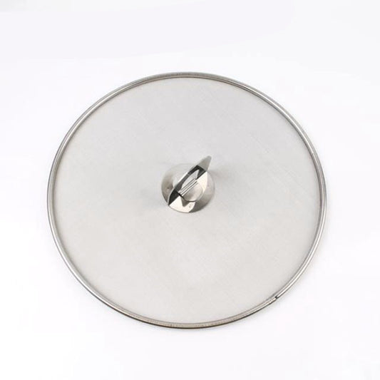 Tapa de Olla Antiderrames de Acero Inoxidable con Deflector