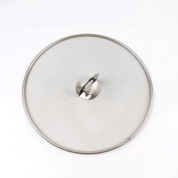 Tapa de Olla Antiderrames de Acero Inoxidable con Deflector