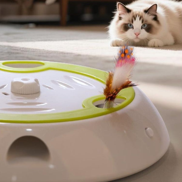 Juguete Interactivo para Gatos con Ratón Eléctrico de Velocidad Variable
