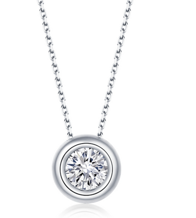 Conjunto de Joyas en Plata Esterlina 925 con Moissanita Forma Redonda - Image 10