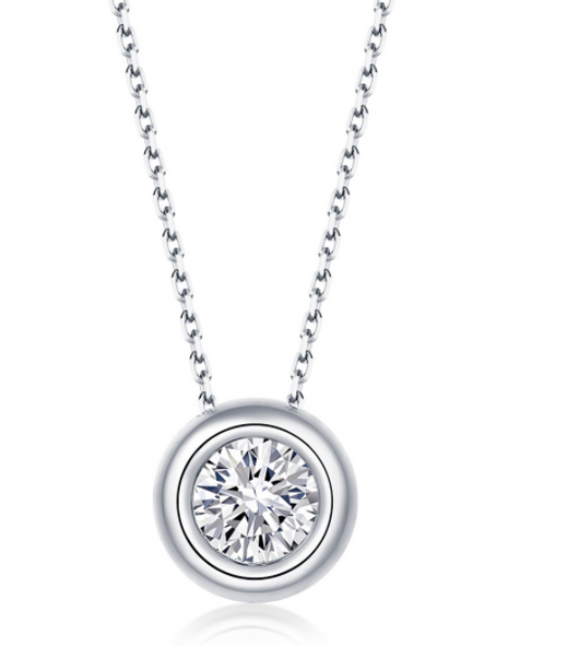 Conjunto de Joyas en Plata Esterlina 925 con Moissanita Forma Redonda - Image 10