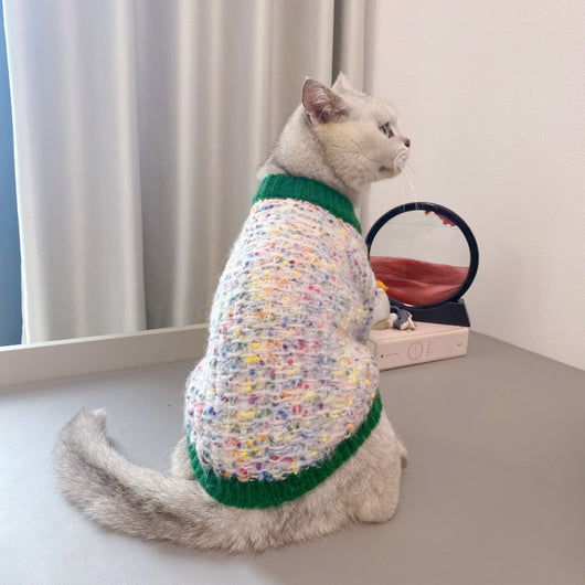 Cardigan Bloques de Color para Perros - Image 3