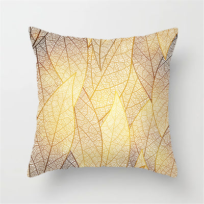 Almohada de Respaldo Flanela Dorada con Flores y Lentejuelas - Image 27