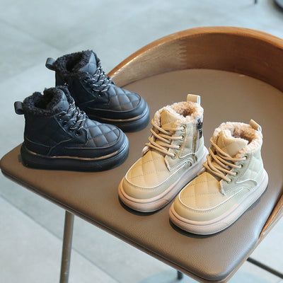 Botas de Invierno para Niñas - Estilo Británico con Lana de Cordero - Image 8
