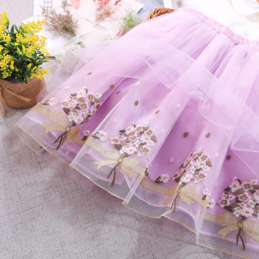 Conjunto Infantil Elegante: Falda y Suéter Manga Larga - Image 4