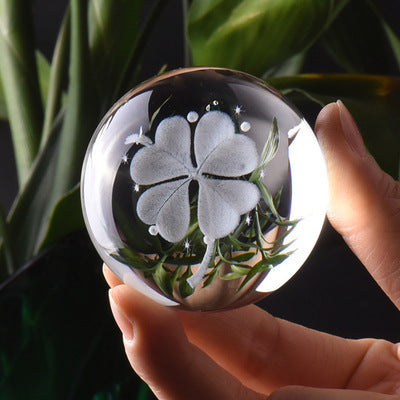 Lámpara Esfera Cristal LED con Música - Galaxia 3D con Energía Solar - Image 4