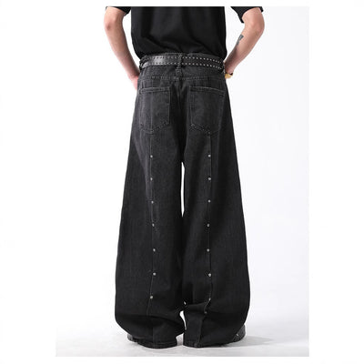 Pantalones Vaqueros Rectos Vintage Estilo Americano con Acabado Desgastado - Image 5