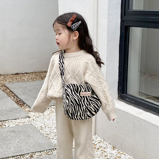 Conjunto Térmico Casual para Niña - Suéter y Leggings