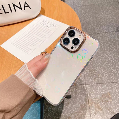Funda Protectora para Celular con Diseño Láser Amor Multicolor - Image 7
