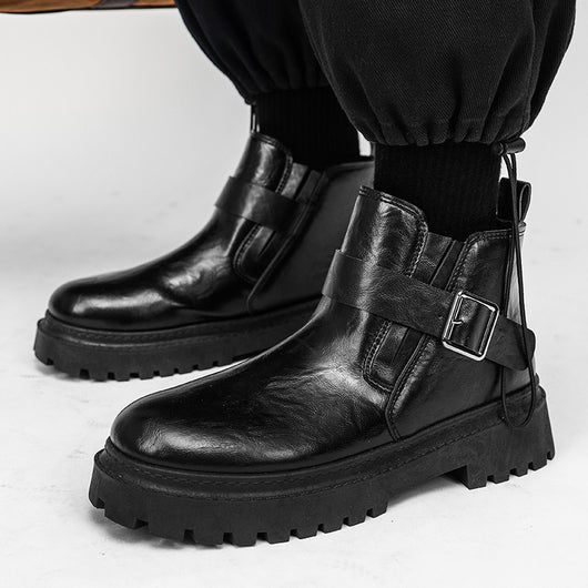 Botas Martin de Cuero PU Impermeables para Exteriores - Image 3