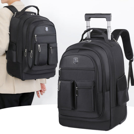 Mochila de Viaje de Gran Capacidad con Ruedas - Bolsa de Equipaje Trolley Multifuncional - Image 3