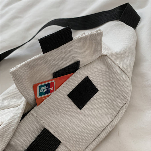 Bolsa Mensajero Harajuku Estilo Coreano para Estudiantes - Lienzo Resistente - Image 12