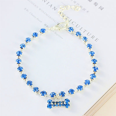 Collar Colgante Hueso con Brillantes - Image 14