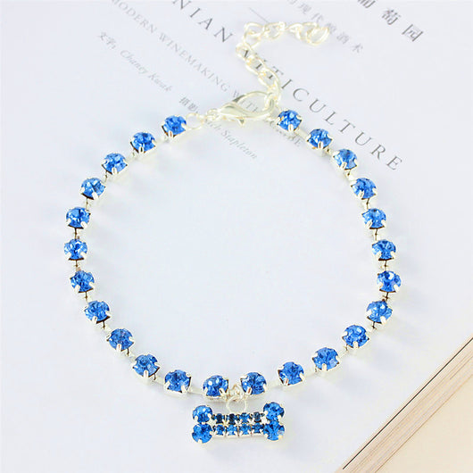 Collar Colgante Hueso con Brillantes - Image 14