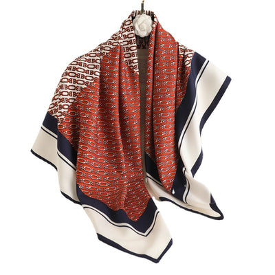 Pañuelo Cuadrado Retro Estampado para Mujer - Diseño Clásico - Image 25
