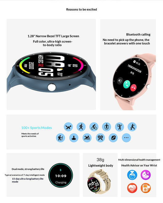Smartwatch ZL02CPRO con Llamadas Bluetooth - Image 22