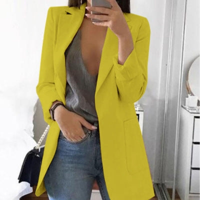 Blazer Slim Temperamento con Solapa Elegante - Image 6