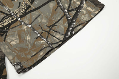 Shorts de Mezclilla Camuflado Estilo Americano con Múltiples Bolsillos - Image 6