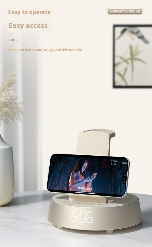 Reloj Despertador Inteligente con Altavoz Bluetooth y Auriculares Inalámbricos - Image 16