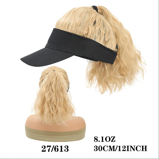 Peluca Ondulada con Capucha y Coleta de Personalidad para Mujer - Image 10