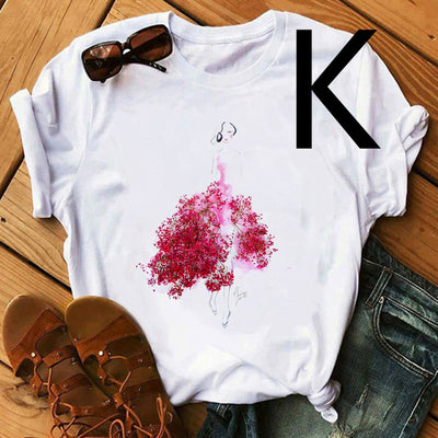 Falda Floral de Ballet Personalizada para Niña y Mujer - Manga Corta - Image 34