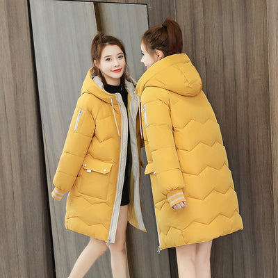 Chaqueta Acolchada Larga para Mujer - Calidez y Estilo - Image 10