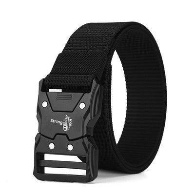 Cinturón Táctico de Lona con Hebilla de Liberación Rápida para Hombre - Image 5