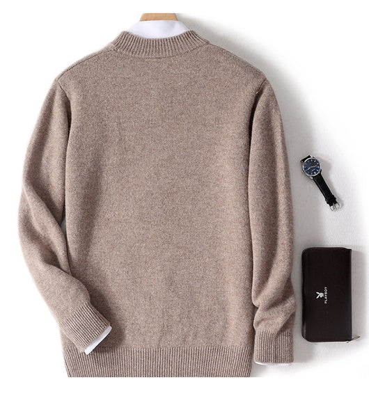 Suéter Grueso de Cuello Alto para Hombre - Abrigo Cálido de Invierno - Image 18