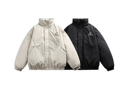 Chaqueta de Plumón de Pato Blanco para Hombre - Corte Holgado - Image 19