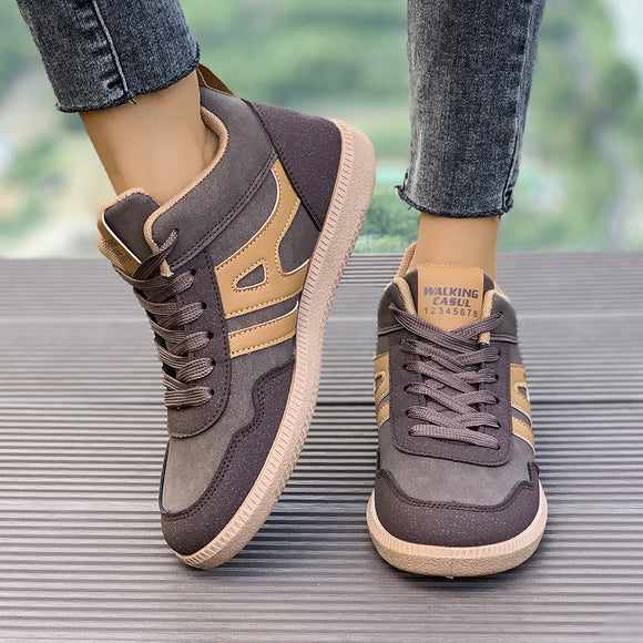 Zapatillas Skate Mujer Cómodas Respirable Suela Blanda Punta Redonda